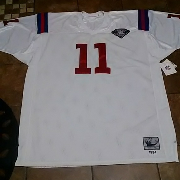 drew bledsoe mitchell and ness jersey